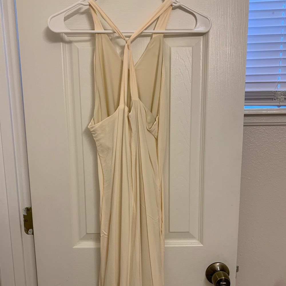 XS White dress with pockets
